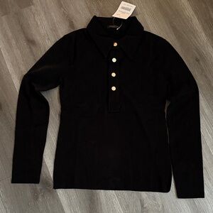 Louis Vuitton Black Button-Up Shirt